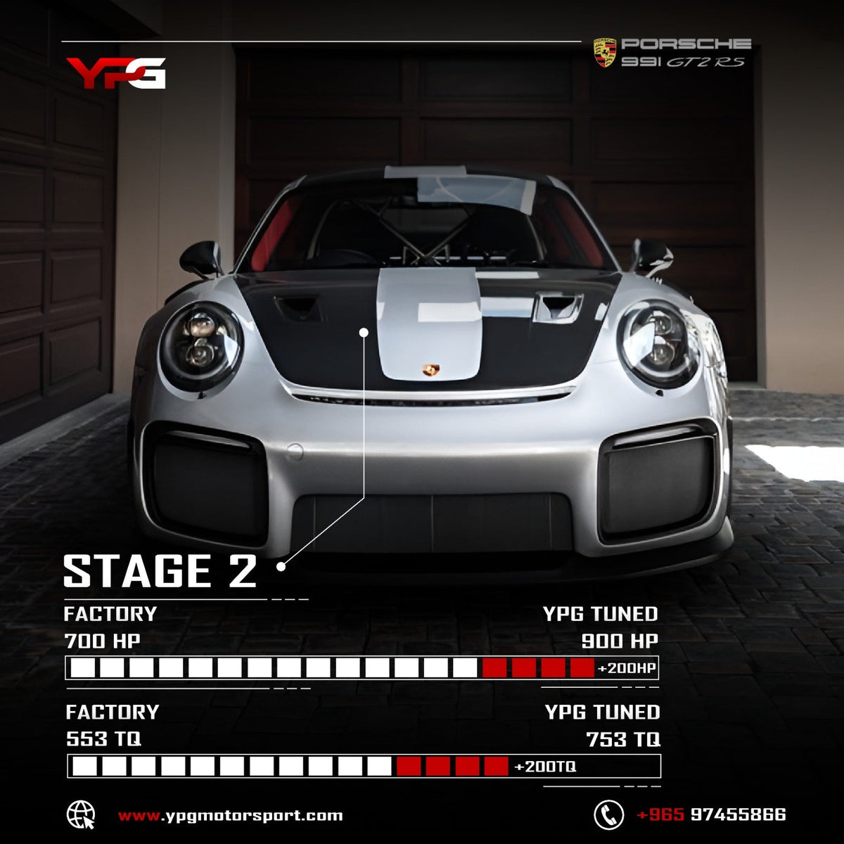 Porsche 991.2 GT2 RS 3.8 Stage 2 ECU Tuning