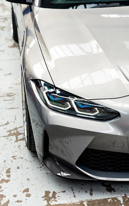 BMW M3 G80 & M4 G82 Carbon Fibre Front Bumper Corner Inserts by Alpha-N (2021+) - Reinhart Autohaus