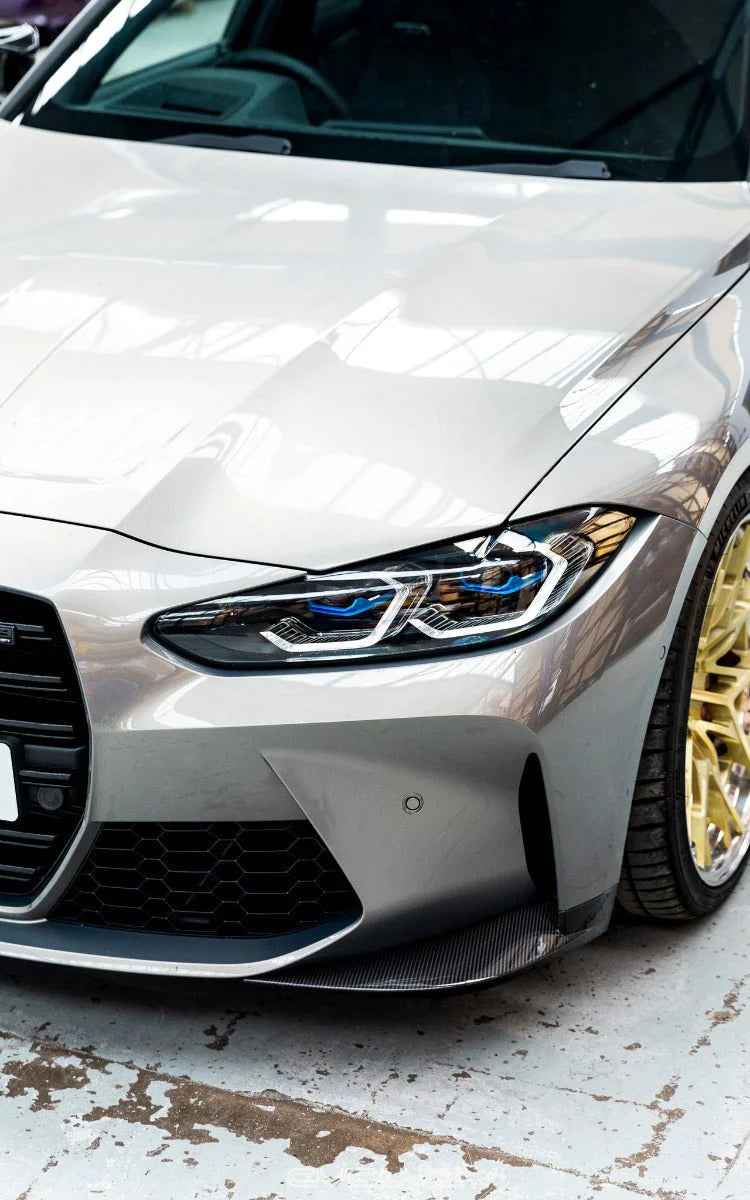 Alpha-N Carbon Fibre Front Bumper Corner Inserts for BMW M3 & M4 (2021 + G80 G81 G82 G83) - Front Bumper Attachment