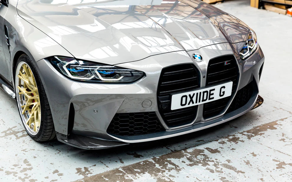 Alpha-N Carbon Fibre Front Bumper Corner Inserts for BMW M3 & M4 (2021 + G80 G81 G82 G83) - Front Bumper Attachment