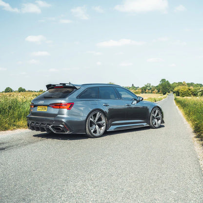 Audi RS6 C8 Pre-Preg Carbon Fibre Rear Diffuser (2019+) - Reinhart Autohaus
