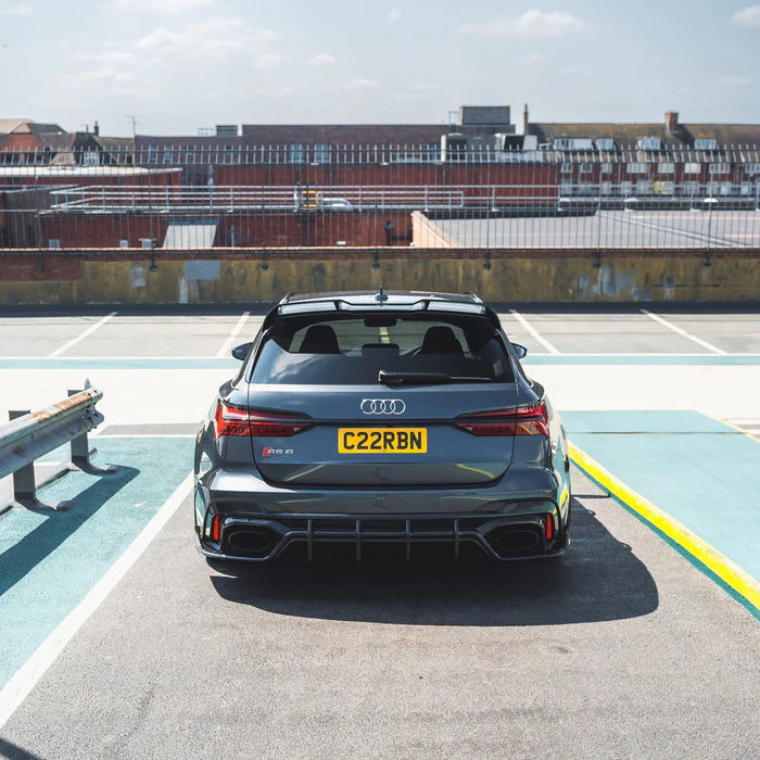 Audi RS6 C8 Pre-Preg Carbon Fibre Rear Diffuser (2019+) - Reinhart Autohaus