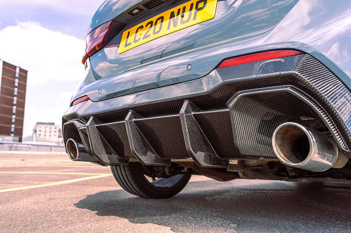 BMW 1 Series Dual Exit & M135i F40 Pre-Preg Carbon Fibre Rear Diffuser (2019-2024) - Reinhart Autohaus