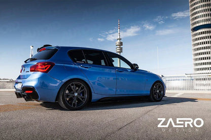 BMW 1 Series F20 F21 & 2 Series F22 EVO-1 Gloss Black Side Skirts by ZAERO (2011-2019) - Reinhart Autohaus