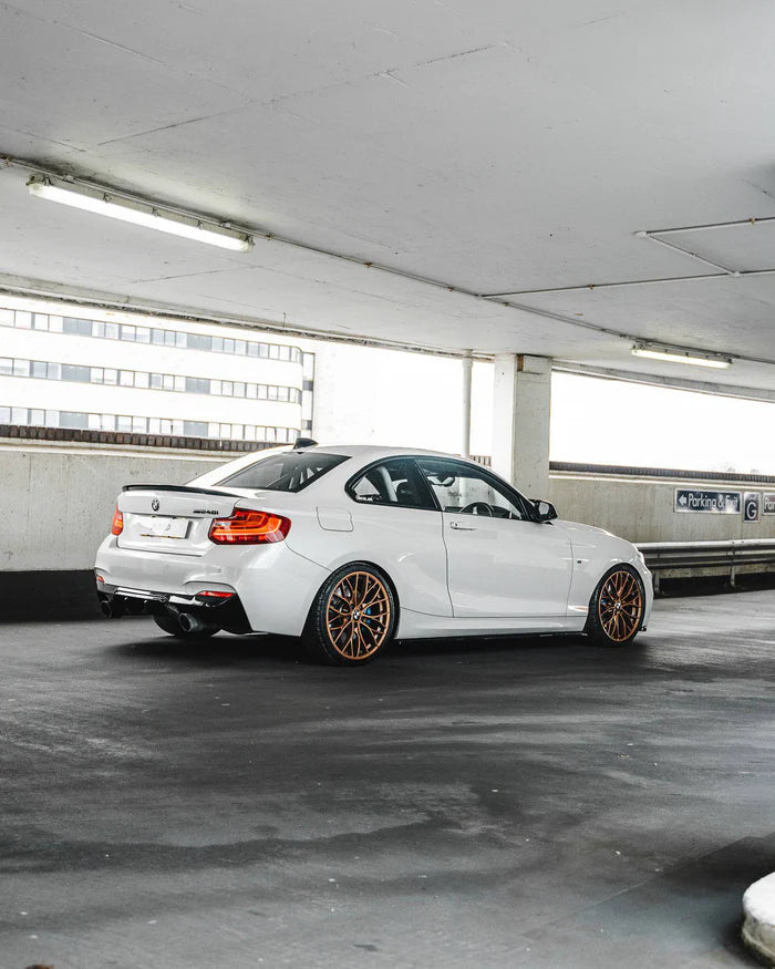BMW 1 Series F20 F21 & 2 Series F22 EVO-1 Gloss Black Side Skirts by ZAERO (2011-2019) - Reinhart Autohaus