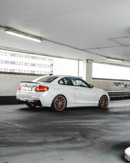 BMW 1 Series F20 F21 & 2 Series F22 EVO-1 Gloss Black Side Skirts by ZAERO (2011-2019) - Reinhart Autohaus