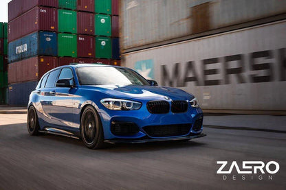 BMW 1 Series F20 F21 & 2 Series F22 EVO-1 Gloss Black Side Skirts by ZAERO (2011-2019) - Reinhart Autohaus