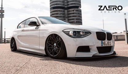 BMW 1 Series F20 F21 & 2 Series F22 EVO-1 Gloss Black Side Skirts by ZAERO (2011-2019) - Reinhart Autohaus