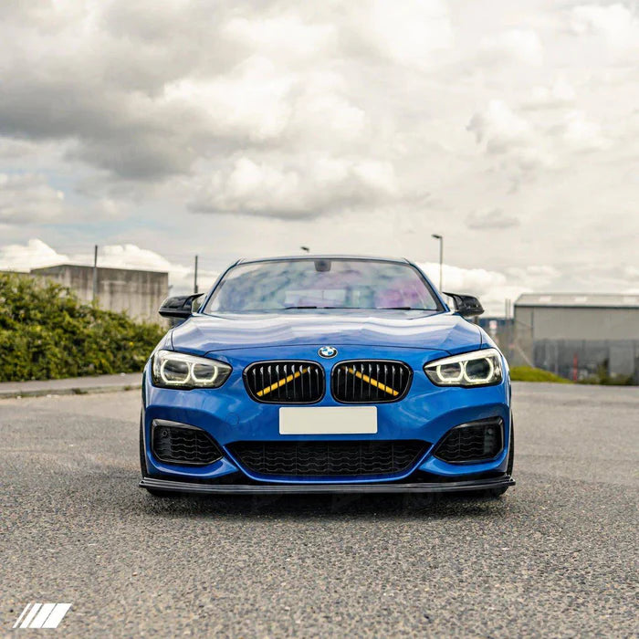 BMW 1 Series F20 F21 LCI EVO-1 Gloss Black Front Splitter by ZAERO (2015-2019) - Reinhart Autohaus