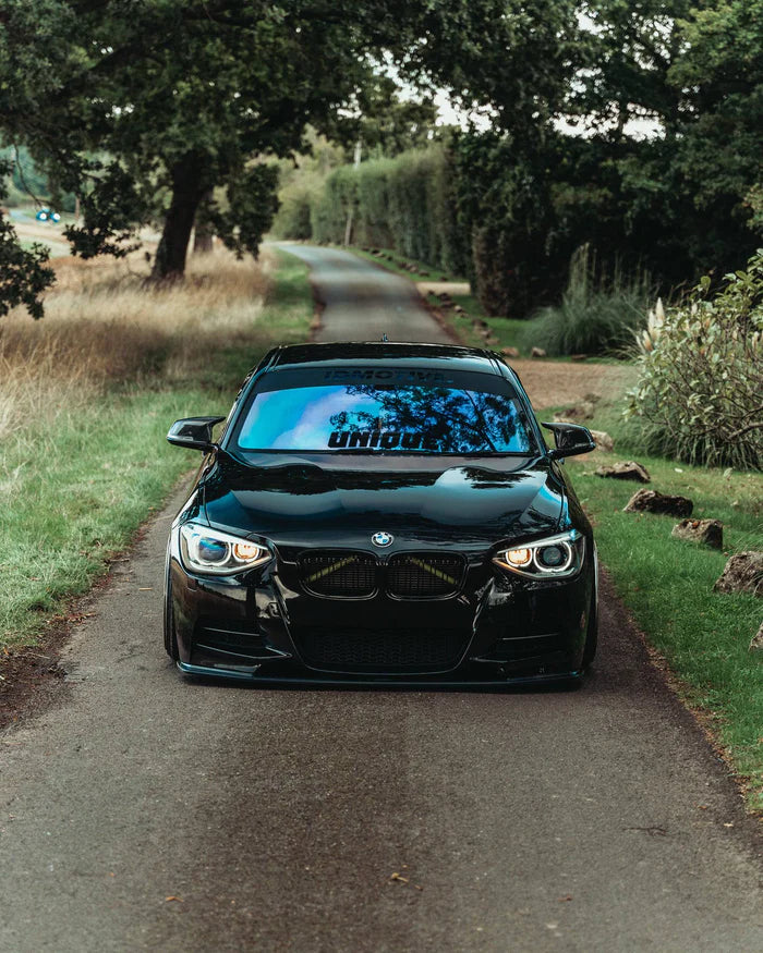 BMW 1 Series F20 Pre-LCI EVO-1 Gloss Black Front Splitter by ZAERO (2011-2015) - Reinhart Autohaus