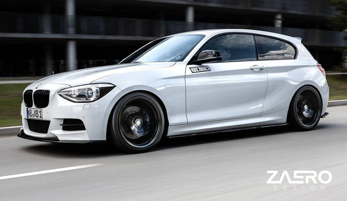 BMW 1 Series F20 Pre-LCI EVO-1 Gloss Black Front Splitter by ZAERO (2011-2015) - Reinhart Autohaus