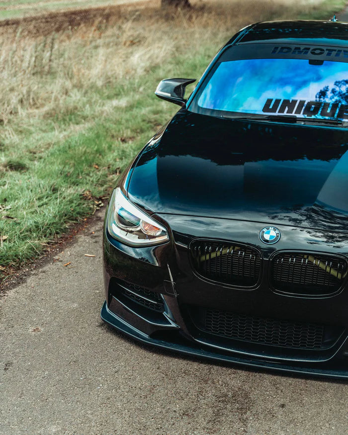 BMW 1 Series F20 Pre-LCI EVO-1 Gloss Black Front Splitter by ZAERO (2011-2015) - Reinhart Autohaus