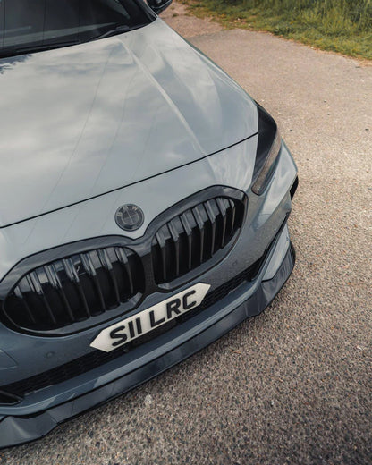 BMW 1 Series M Sport & M135i F40 EVO-1 Gloss Black Front Splitter by ZAERO (2019-2024) - Reinhart Autohaus