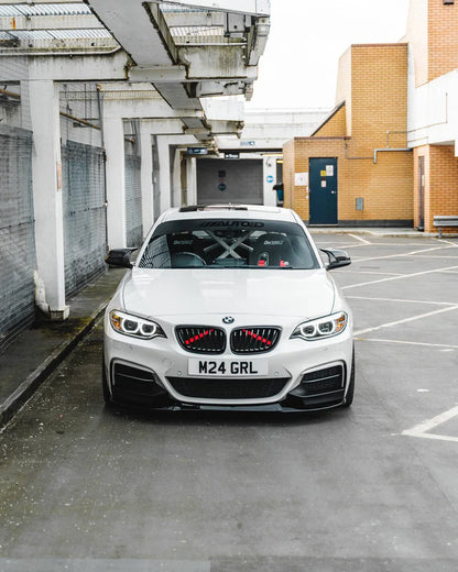BMW 2 Series, M235i & M240i F22 F23 EVO-1 Gloss Black Front Splitter by ZAERO (2014-2019) - Reinhart Autohaus