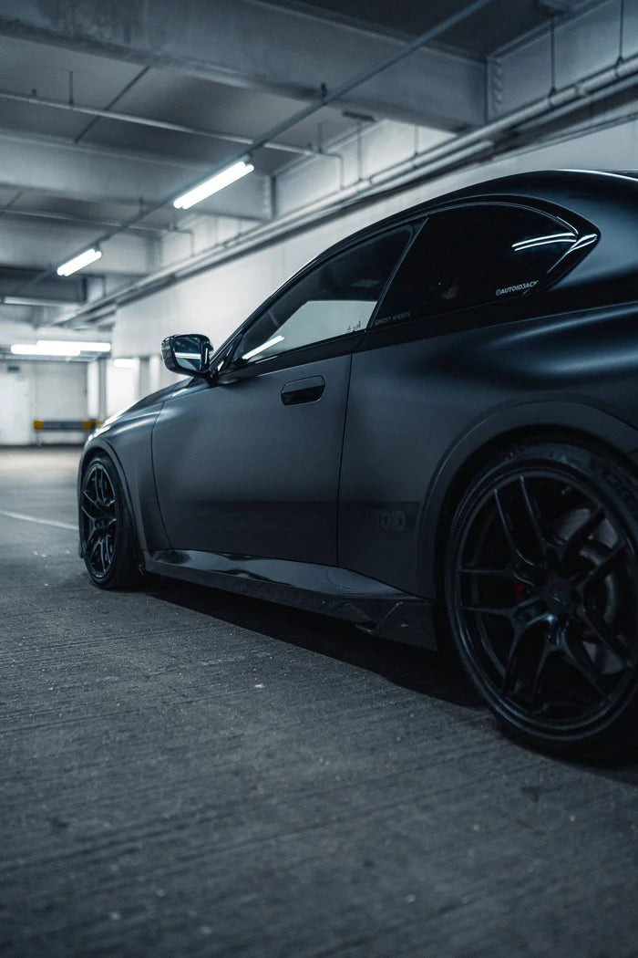 BMW 2 Series & M240i G42 Gloss Black Side Blades Winglets (2021+) - Reinhart Autohaus