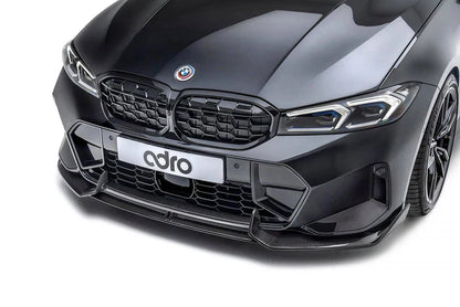 BMW 3 Series M340i G20 G21 LCI Carbon Fibre Front Splitter by Adro (2022+) - Reinhart Autohaus