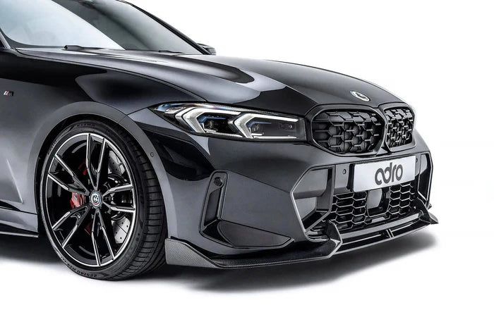 BMW 3 Series M340i G20 G21 LCI Carbon Fibre Front Splitter by Adro (2022+) - Reinhart Autohaus