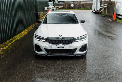 BMW 3 Series M340i G20 G21 (Pre-LCI) Carbon Fibre Front Splitter by Adro (2018-2022) - Reinhart Autohaus