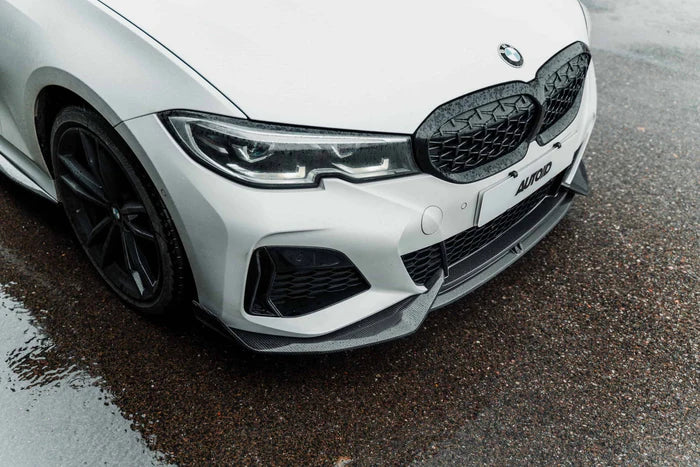 BMW 3 Series M340i G20 G21 (Pre-LCI) Carbon Fibre Front Splitter by Adro (2018-2022) - Reinhart Autohaus