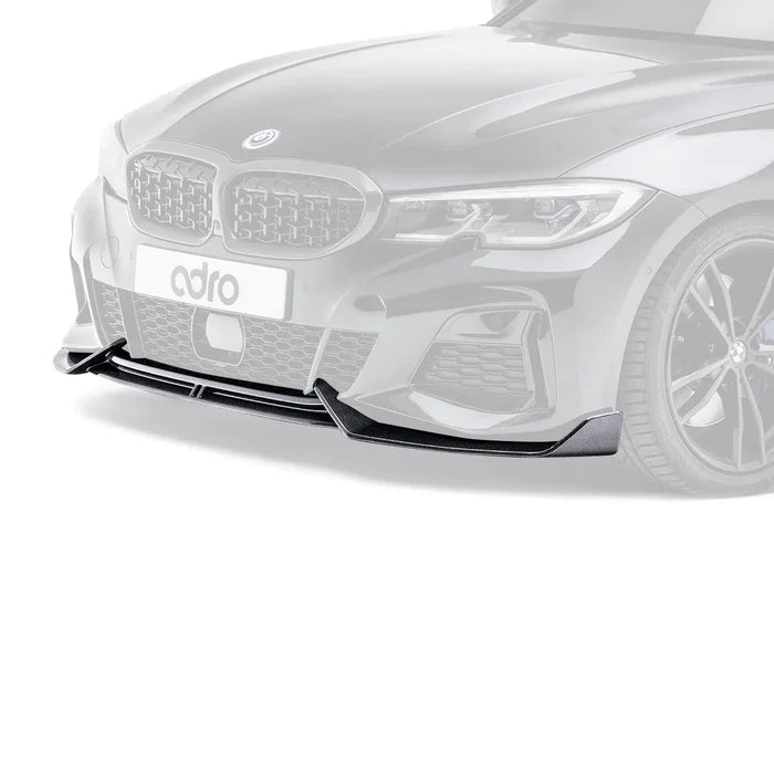 BMW 3 Series M340i G20 G21 (Pre-LCI) Carbon Fibre Front Splitter by Adro (2018-2022) - Reinhart Autohaus