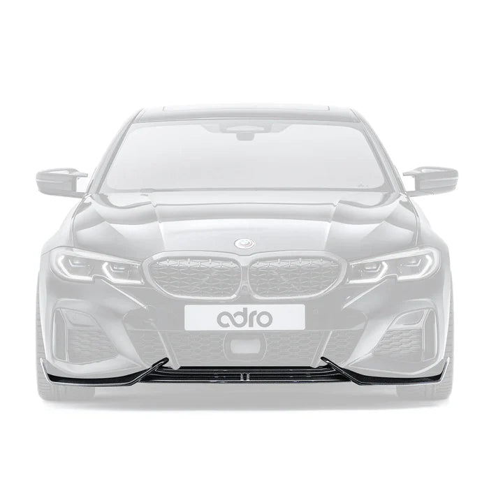 BMW 3 Series M340i G20 G21 (Pre-LCI) Carbon Fibre Front Splitter by Adro (2018-2022) - Reinhart Autohaus