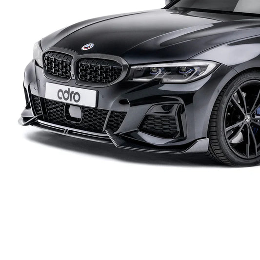 BMW 3 Series M340i G20 G21 (Pre-LCI) Carbon Fibre Front Splitter by Adro (2018-2022) - Reinhart Autohaus