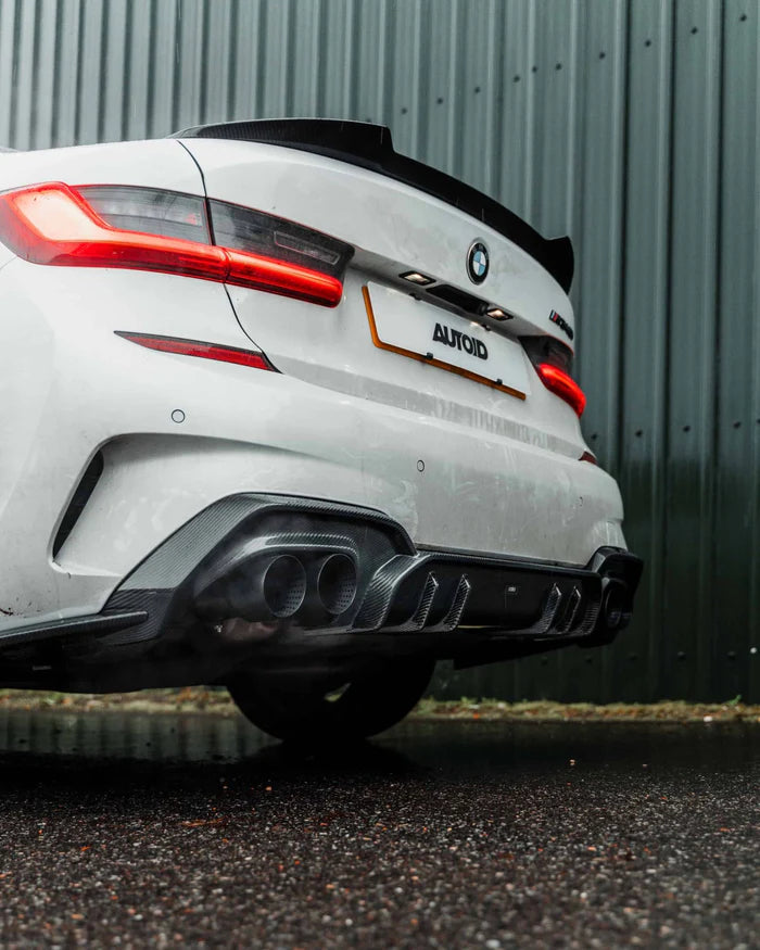 BMW 3 Series M340i G20 (Pre-LCI) Carbon Fibre Rear Diffuser by Adro (2018-2022) - Reinhart Autohaus