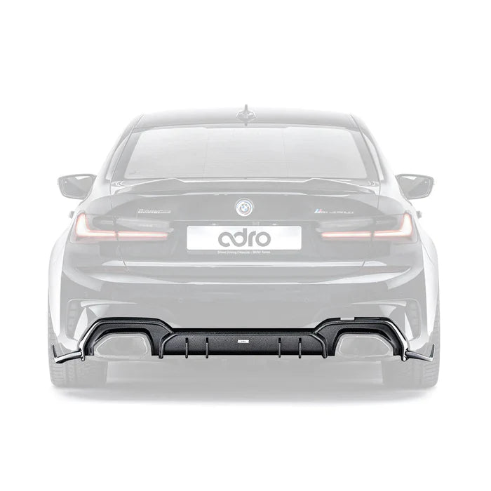 BMW 3 Series M340i G20 (Pre-LCI) Carbon Fibre Rear Diffuser by Adro (2018-2022) - Reinhart Autohaus