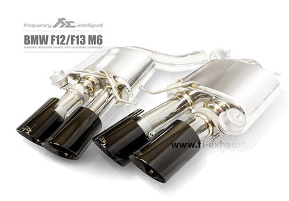 Bmw f12 f13 m6 4.4tt s63b 44tu 2011 2018 valvetronic catback exhaust d