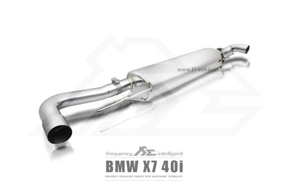 Bmw g07 x7 40i 3.0t b58 2019 valvetronic catback exhaust d