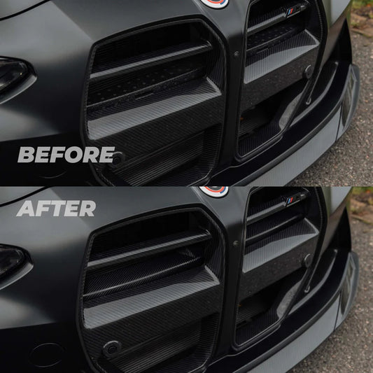 BMW G80 G81 M3 & G82 G83 M4 Pre-Preg Carbon Fibre Foam Crash Bar Cover by TRE (2021+) - Reinhart Autohaus