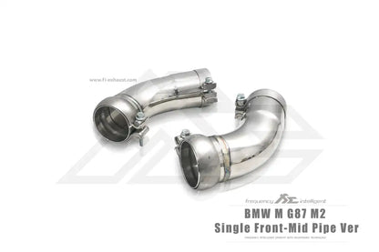 BMW G87 M2 Single Front Mid Pipe Valvetronic Catback Exhaust