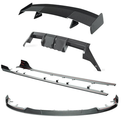 BMW G87 M2 TR87 CARBON FIBRE BODY KIT BY TRE (2023 + ) - TR87 Rear Wing / Do Not Include Rear Winglets - Carbon Rear
