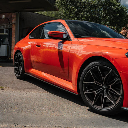 BMW G87 M2 TR87 Carbon Fibre Flat Side Skirts by TRE (2023+) - Reinhart Autohaus