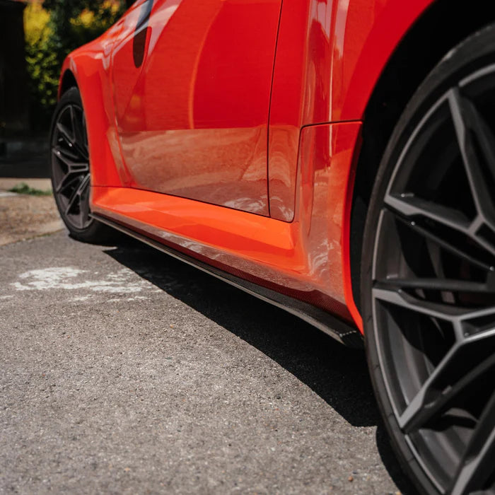 BMW G87 M2 TR87 Carbon Fibre Flat Side Skirts by TRE (2023+) - Reinhart Autohaus