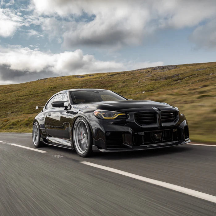 BMW G87 M2 TR87 Carbon Fibre Front Splitter with Winglets by TRE (2023+) - Reinhart Autohaus