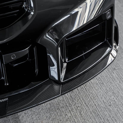 BMW G87 M2 TR87 Carbon Fibre Front Splitter with Winglets by TRE (2023+) - Reinhart Autohaus