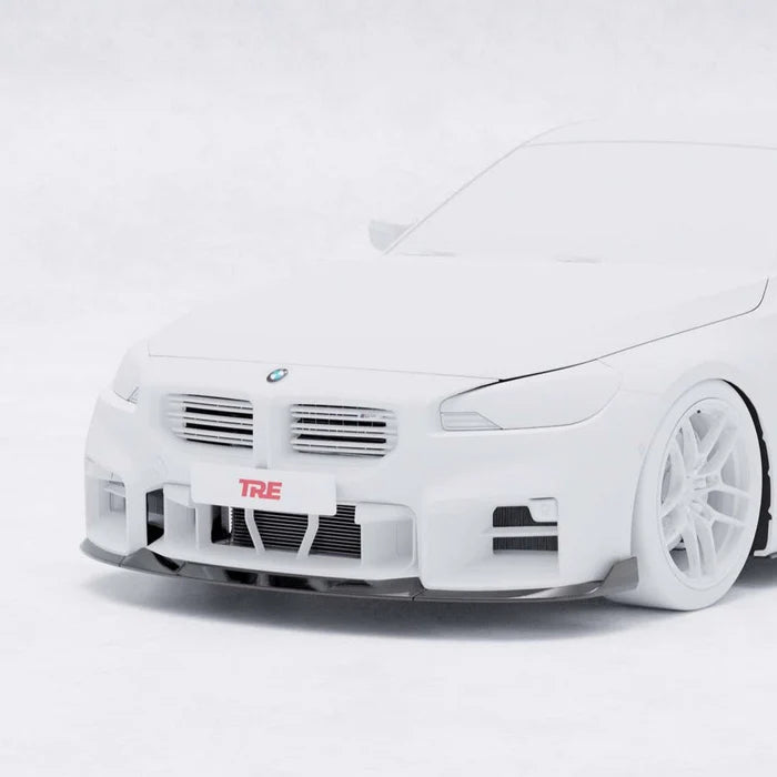 BMW G87 M2 TR87 Carbon Fibre Front Splitter with Winglets by TRE (2023+) - Reinhart Autohaus