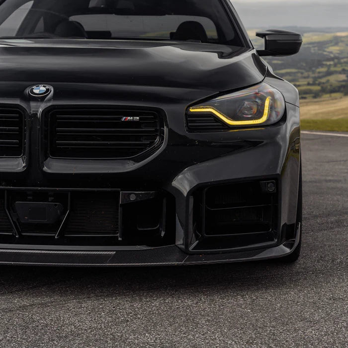 BMW G87 M2 TR87 Carbon Fibre Front Splitter with Winglets by TRE (2023+) - Reinhart Autohaus