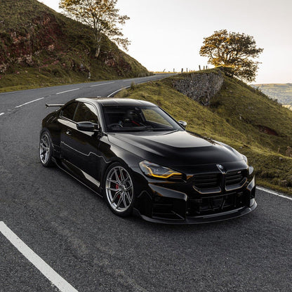 BMW G87 M2 TR87 Carbon Fibre Front Splitter with Winglets by TRE (2023+) - Reinhart Autohaus
