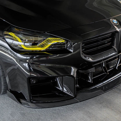 BMW G87 M2 TR87 Carbon Fibre Front Splitter with Winglets by TRE (2023+) - Reinhart Autohaus