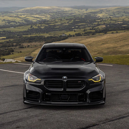 BMW G87 M2 TR87 Carbon Fibre Front Splitter with Winglets by TRE (2023+) - Reinhart Autohaus