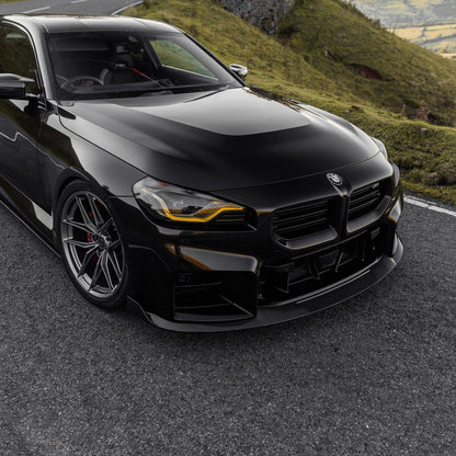 BMW G87 M2 TR87 Carbon Fibre Front Splitter with Winglets by TRE (2023+) - Reinhart Autohaus