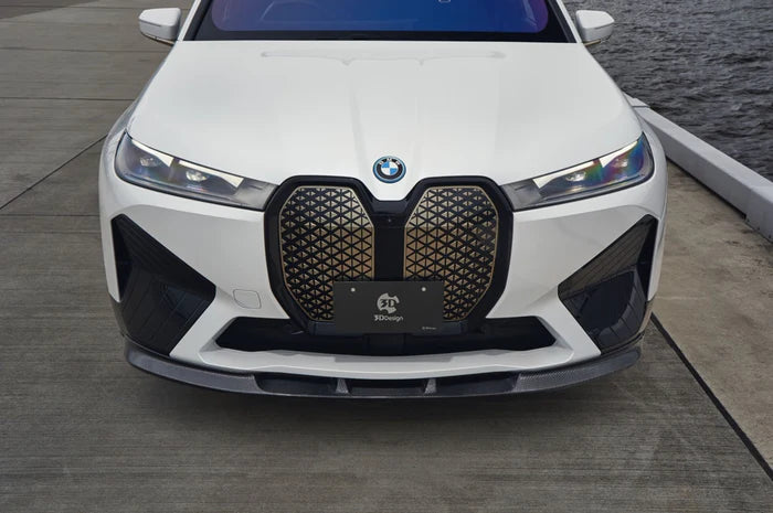 BMW i20 iX Carbon Fibre Front Splitter by 3D Design (2022+) - Reinhart Autohaus