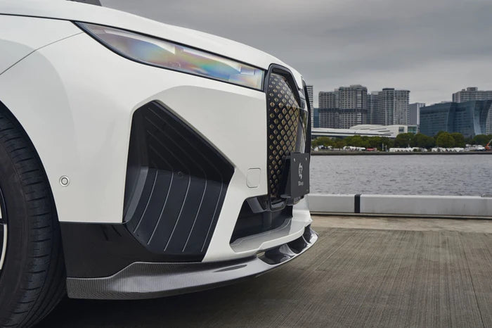 BMW i20 iX Carbon Fibre Front Splitter by 3D Design (2022+) - Reinhart Autohaus