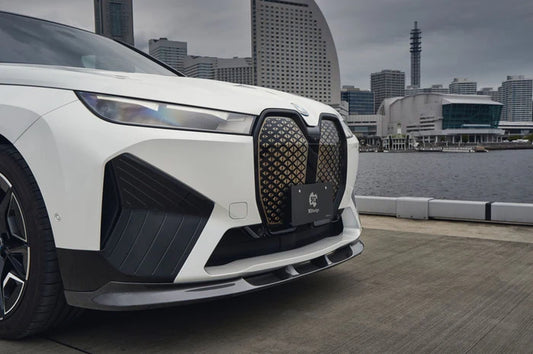 BMW i20 iX Carbon Fibre Front Splitter by 3D Design (2022+) - Reinhart Autohaus