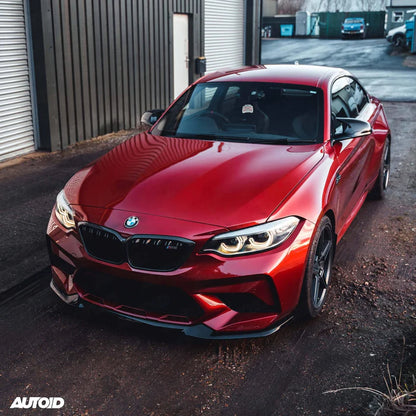 BMW M2 Competition F87 EVO-S Gloss Black Front Splitter by ZAERO (2018-2021) - Reinhart Autohaus
