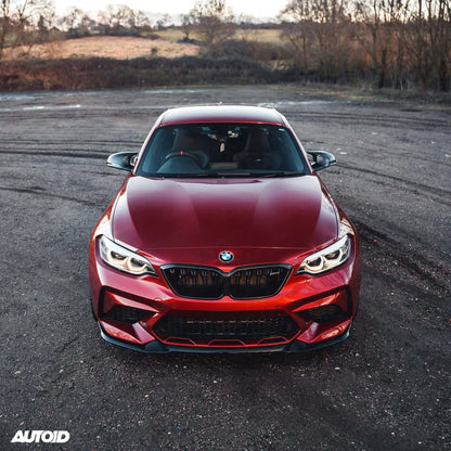 BMW M2 Competition F87 EVO-S Gloss Black Front Splitter by ZAERO (2018-2021) - Reinhart Autohaus