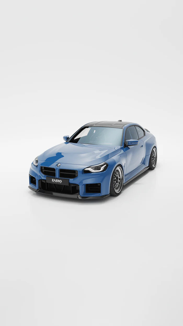 BMW M2 G87 EVO-S Gloss Black Side Skirts by ZAERO (2023+) - Reinhart Autohaus
