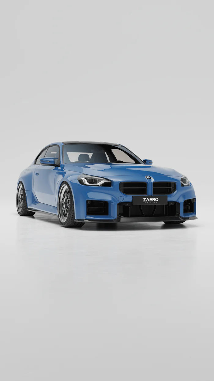 BMW M2 G87 EVO-S Gloss Black Side Skirts by ZAERO (2023+) - Reinhart Autohaus